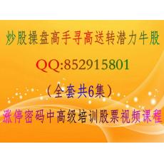 炒股操盘高手寻高送转潜力牛股 涨停密码中高级培训股票视频课程