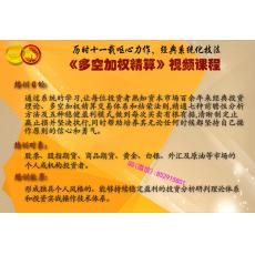 西楚雄风张广阔 多空加权精算交易点捕捉 股票期货外汇内部培训视频课程
